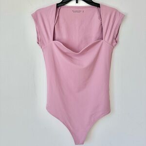 Abercrombie & Fitch Mauve Pink Bodysuit